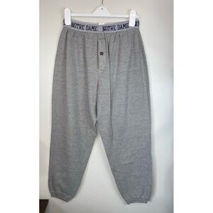 Vintage 90s Briefly Stated Sport Notre Dame pajama‎ lounge Men's pants